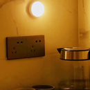 Luminária Luz LED Sensor de Movimento Magnética USB Recarregável Sem Fio com-Duas cores Lâmpada Noturna