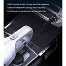 Aspirador de pó portátil BIVOLT , filtro lavável, carregamento USB, limpador de pó elétrico portátil PRONTA ENTREGA