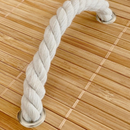 Cesto De Roupa Suja Bambu Dobravel Organizador Forrado Banheiro 60cm Grande Cesto Retangular