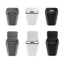Lixeira com Sensor Automático Inteligente Abre Fácil em Toque Cesto Lixo Casa 16 Litros