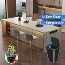 Lixeira com Sensor Automático Inteligente Abre Fácil em Toque Cesto Lixo Casa 16 Litros