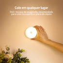 Luminária Luz LED Sensor de Movimento Magnética USB Recarregável Sem Fio com-Duas cores Lâmpada Noturna