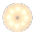 Luminária Luz LED Sensor de Movimento Magnética USB Recarregável Sem Fio com-Duas cores Lâmpada Noturna