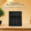 ORGANIZADOR DE TALHERES PARA GAVETA - EXPANSÍVEL COM SEPARADOR