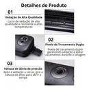 Máquina Seladora Embalagem A Vácuo Portátil Alimentos Bivolt Elétrica Embala Conservação + 10 Sacos