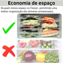 Máquina Seladora Embalagem A Vácuo Portátil Alimentos Bivolt Elétrica Embala Conservação + 10 Sacos