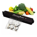 Máquina Seladora Embalagem A Vácuo Portátil Alimentos Bivolt Elétrica Embala Conservação + 10 Sacos
